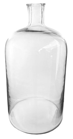 shishi Glass bottle vase clear d31;h59cm