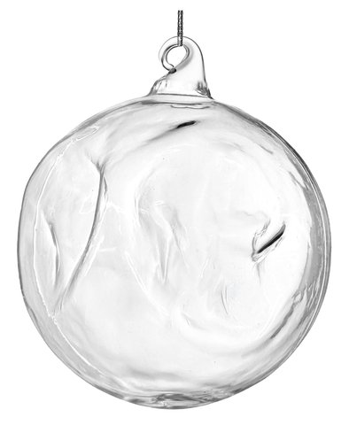 shishi Glass bumped ball clear 10cm