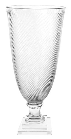 shishi Glass chalice diagonal cutting h46cm