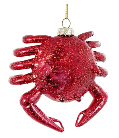 shishi Glass crab red 10cm