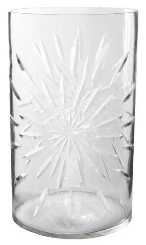 shishi Glass cylinder star cut d15;h25cm