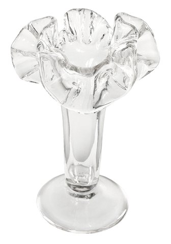 shishi Glass flower vase clear 15cm