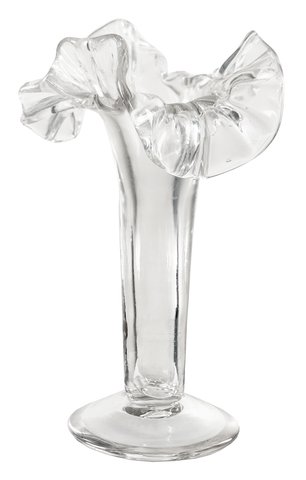 shishi Glass flower vase clear 20cm