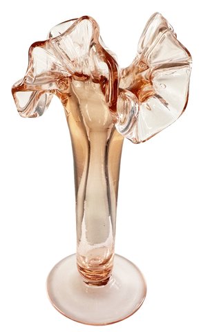 shishi Glass flower vase pink 20cm