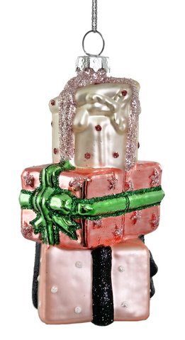 shishi Glass gifts ornament pink 9cm