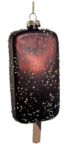 shishi Glass ice-cream on stick brown 14cm