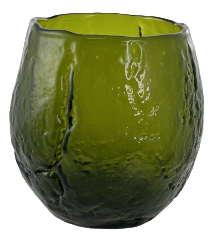 shishi Glass ice votive green d17;h16cm