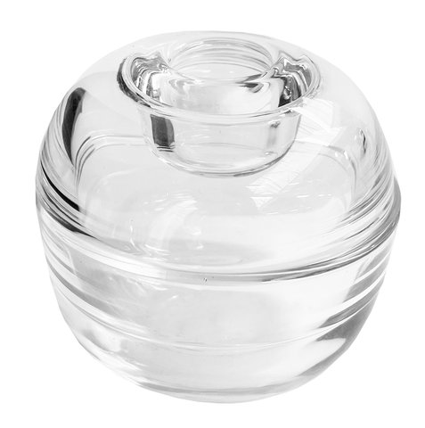 shishi Glass jar candleholder clear h7 5cm