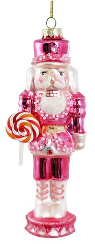 shishi Glass nutcracker pink 15cm