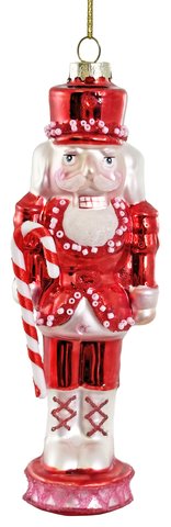 shishi Glass nutcracker red 15cm