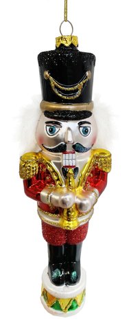 shishi Glass nutcracker red 20cm