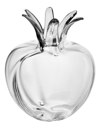 shishi Glass pomegranate vase clear d12;h14 5cm