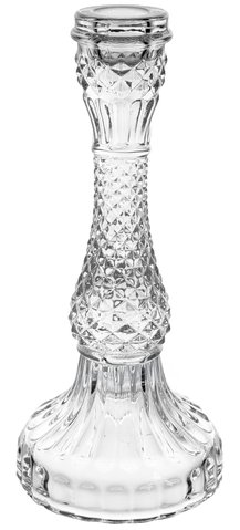 shishi Glass pressed CH clear 21cm