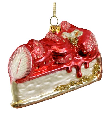 shishi Glass strawberry cheesecake 10cm