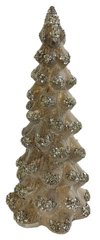shishi Glass table tree antique brown silver gl