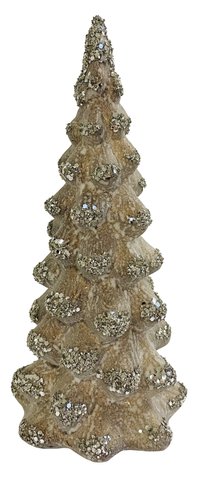 shishi Glass table tree antique brown silver gl