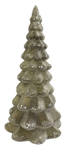 shishi Glass table tree antique gray silver bea