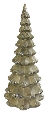 shishi Glass table tree antique gray silver bea