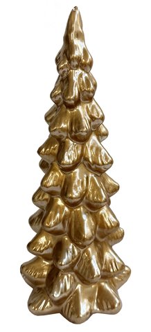 shishi Glass table tree gold 30cm