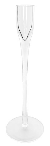 shishi Glass taper CH clear h25cm