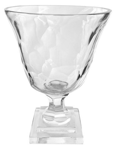 shishi Glass urn hemat cut d16;h21cm