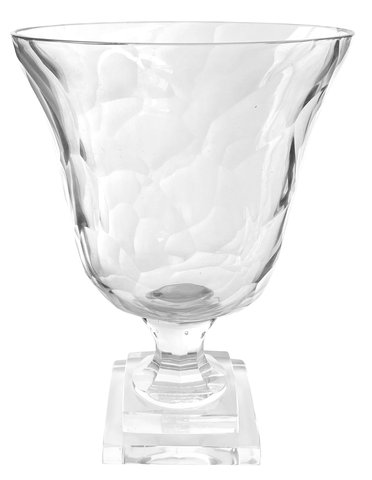 shishi Glass urn hemat cut d21;h28cm