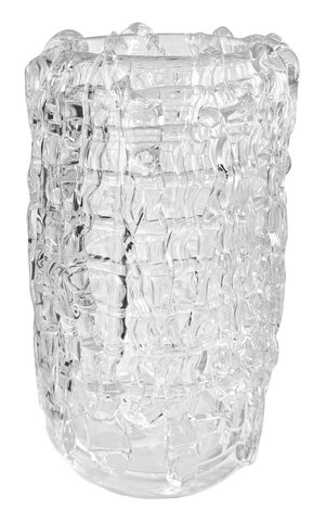 shishi Glass woven vase clear d17 h30cm