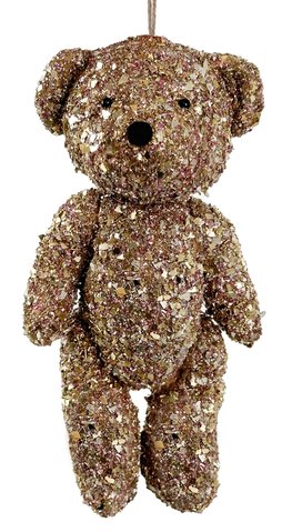 shishi Glitter bear gold-pink 28cm