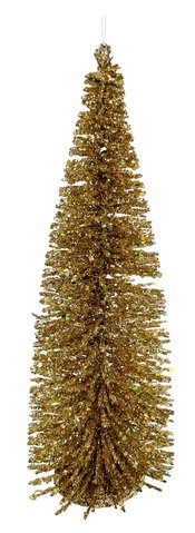 shishi Glitter tree ornament gold 17cm