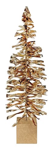 shishi Gold foil tree thick on base 26cm