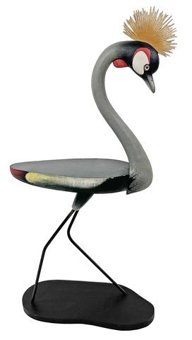shishi Grey crowned crane table 100cm