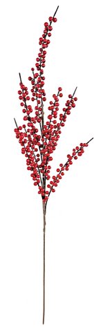 shishi Ilex branch dark red 80cm