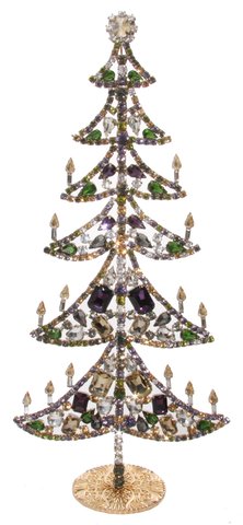 shishi Jewel tree mixed purple-green 32cm