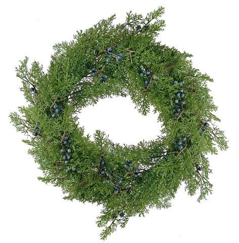 shishi Juniper wreath with berries 60cm