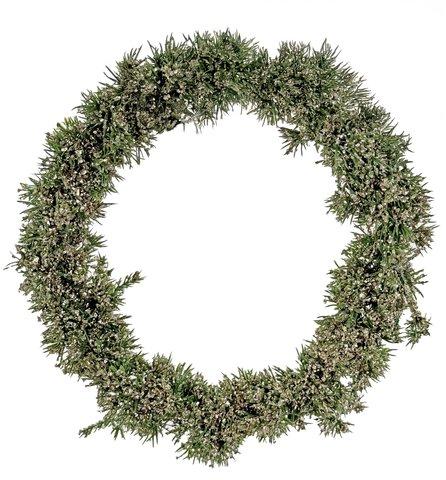 shishi Larix wreath silver glass glitter 26cm