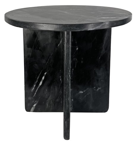 shishi Marble table cross leg black d40;h40cm