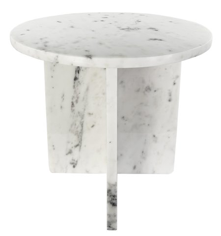 shishi Marble table cross leg white d40;h40cm