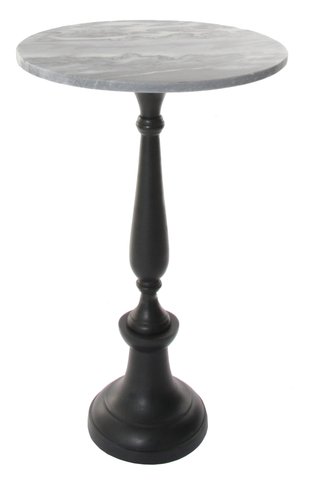 shishi Marble table L black top black base d4