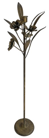 shishi Metal CH with flowers h68 5cm