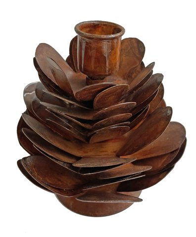 shishi Metal cone CH rustic d12;h12cm