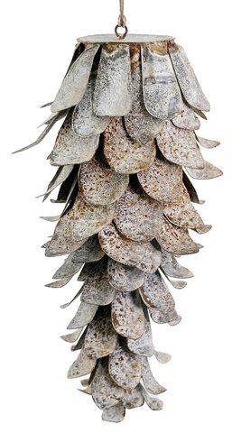 shishi Metal cone rusty gray 24cm