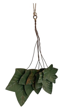 shishi Metal ivy leaves mix6 bundle green 22cm