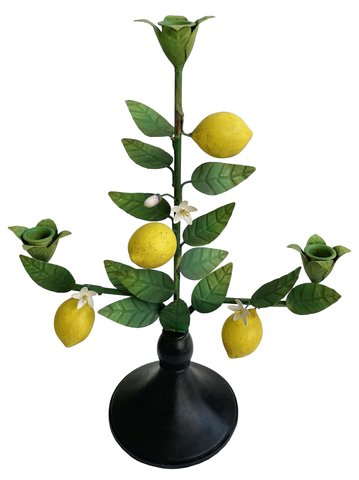 shishi Metal lemon candleholder for 3 candle 42