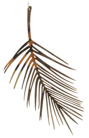 shishi Metal palm leaf gold 30cm