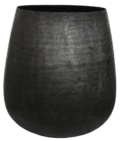 shishi Metal pot black lined d45;h52cm