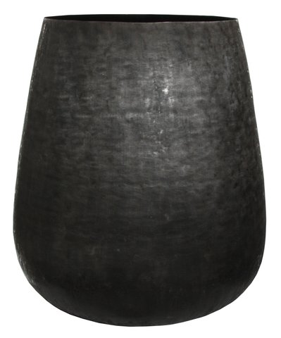 shishi Metal pot black lined d55;h63cm