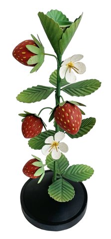 shishi Metal strawberry candleholder 1 candle 2