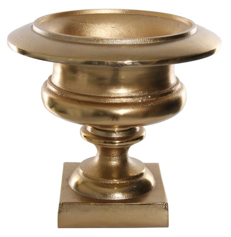 shishi Metal urn gold d24;h22cm