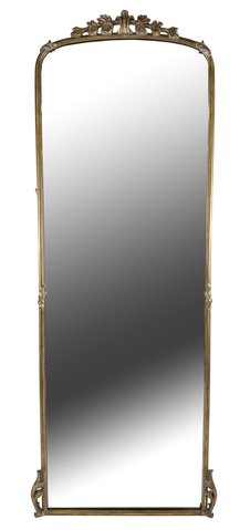 shishi Mirror gold frame 92x250cm