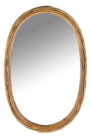 shishi Mirror with bamboo frame 62x95cm